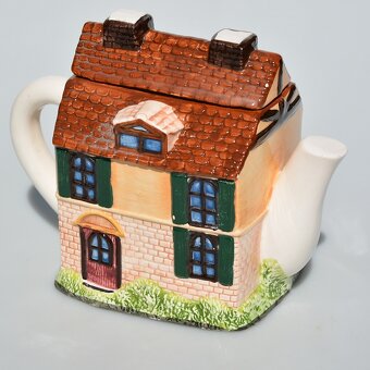 Anglický porcelánový čajník Obchod - pekáreň - 2