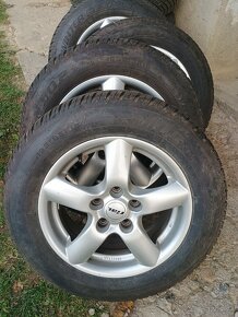 Pneumatiky Dunlop zimne 195/65 R15 na Alu diskoch RIAL - 2