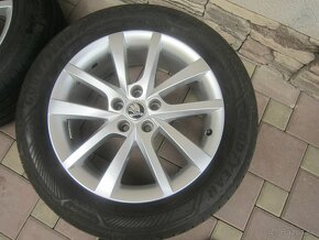 18" AL disky org. Š Kodiaq s let. pneu 235/55R18 Goodyear - 2