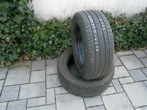 Predám 2x letné pneu Pirelli 235/55 R17 99VXL - 2