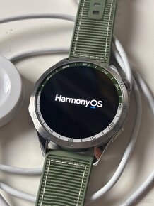 Huawei watch GT 4 46mm, Strieborno-zelené - 2