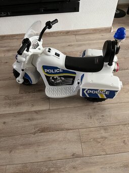 Detská elektická motorka Polícia - 2