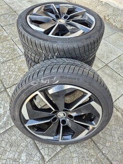 Predám origo.disky Škoda Comet 5x112 R18 a zimne pneu. - 2