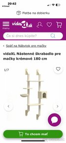 Predám nástenné škrabadlo pre mačky - 2