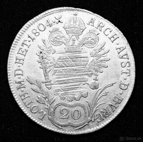 STŘÍBRNÝ 20 krejcar 1804 B František II. - 2