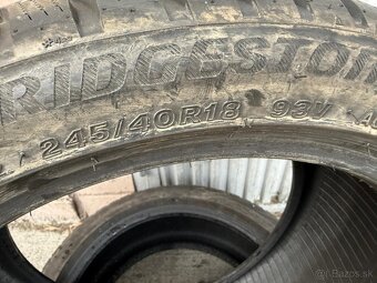 2ks Zimne pneumatiky BRIDGESTONE 245/40 R18 - 2