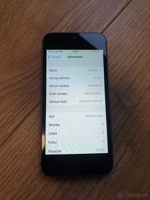 iPhone 5S 16GB nefunkčný SIM slot  na diely - 2