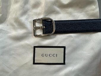 Gucci opasok Gucissima 100/40 modrý - 2