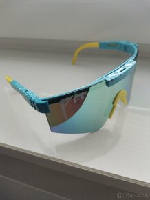 Športové slnečné okuliare Pit Viper - modro žlté - 2