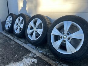 ORIGINAL ŠKODA OCTAVIA 3 disky 5x112 R16 205/55 R16 - 2