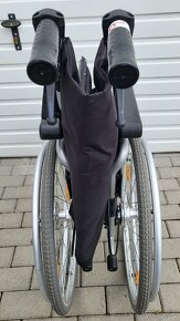 invalidny vozík 45cm pridavne brzdy pre asistenta parle pas - 2