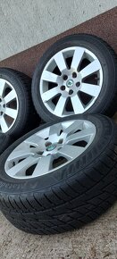 Alu Škoda 5x112 a zimné Barum, Matador 205/55 R16 - 2