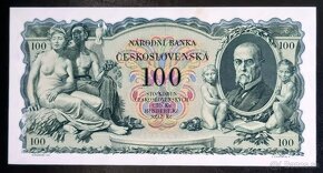 100 Kč 1931/39 pretlač SŠ , séria Fb neperforovaná aUNC/0 - 2