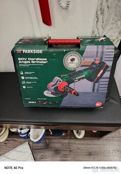 PARKSIDE® Aku uhlová brúska s príslušenstvom 20 V PWSA 20-Li - 2