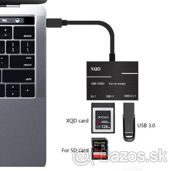 XQD SD čítačka USB 3.0 Type-C - 2