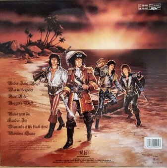 Lp RUNNING WILD- Under Jolly Roger - 2