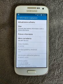 Samsung Galaxy S4 mini . - 2