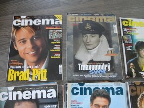 Časopisy filmové "Cinema" - roky 1993 - 2010 - 2