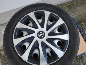 Zimné pneumatiky 205/55R16 + plechové disky 5x110 - 2