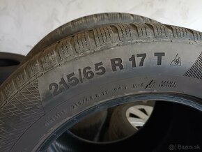 Predám zimné pneumatiky 215/65r17 T - 2