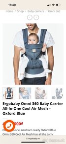 Nosic Ergobaby Omni 360 Baby Carrier - 2