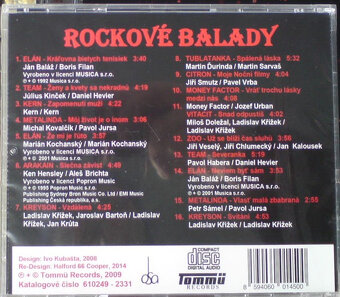 Rockové balady SK-CD - 2