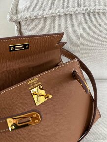 Hermes Kelly mini hnedá kabelka - 2