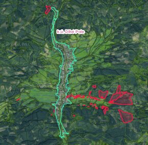 Dlhé Pole – 45.400 m2 LESY a ORNÁ PÔDA – Na Predaj - 2