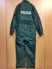 Policajná kombinéza - zelená farba - 2