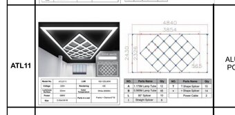 LED svetlá HEXAGON skladom - 2