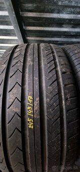 Predám pneu letne 245/45R17 - 2