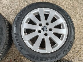 VW elektróny 5x112 R16, zimná sada - 2