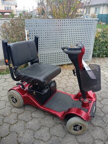 Elektrický invalidný vozík, skuter, moped pre seniorov - 2