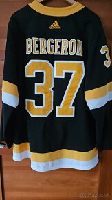 NHL Adidas Dres Boston Bruins - Bergeron velkost 52 - 2