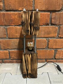 Lampa drevený trám - 2