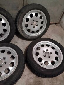 4ks alu disky orig. Audi 5x112 r16 pneu 205/55 r16 5mm - 2