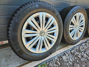 Zimná Sada VOLKSWAGEN 5x112+Continental 205/60 R16 - 2