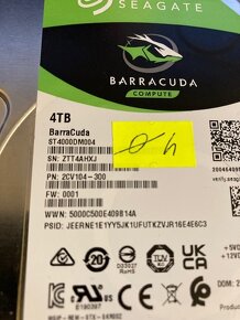 Seagate BarraCuda 4 TB    (nový) - 2