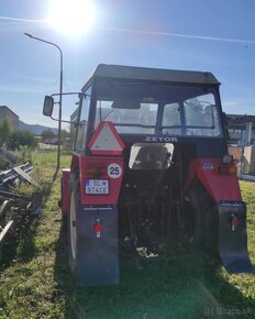 Zetor 7745 s nakladačom a SPZ - 2