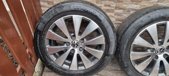 Predám originál VW elektróny 5x112 r16 7J ET45/ 205/55r16 - 2