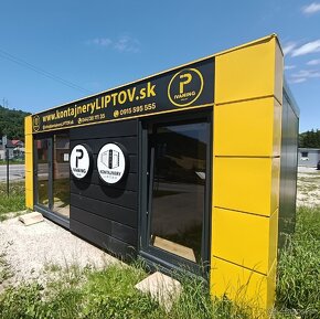 Mobilný kontajner 6m x 3m dizajnový, dostupný ihneď. - 2