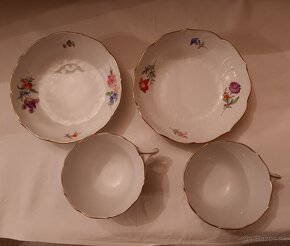 Míšeň, Meissen - 2x porcelánový šálek - 2