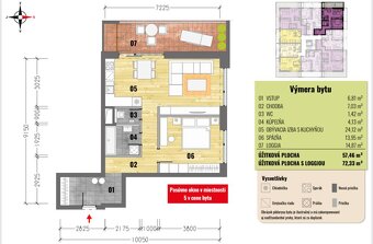 Dokonalé bývanie v 2 izb. byte v novostavbe vo vysokom štand - 2