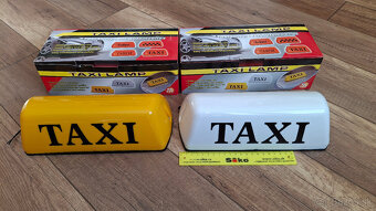 Taxi transparent zlta / biela farba - 2