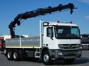 8759 - Mercedes-Benz ACTROS 2636 - 6x4 - Valník + HR-HIAB 28 - 2