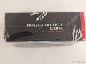 NOVÁ, NEROZBALENÁ myš ASUS ROG Gladius II Core - 2