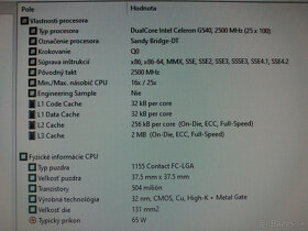 Predám MB+CPU+RAM soc. 1155 funkčné - 2