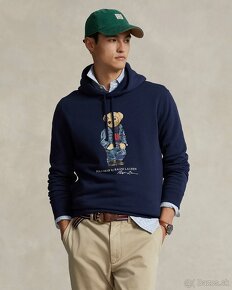 Ralph Lauren Polo Bear Fleece Hoodie, velkost L - 2