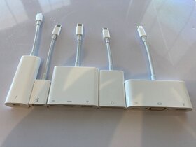 Originál APPLE redukcie / adaptéry USB-C to USB,HDMI,VGA, Th - 2