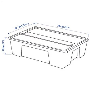 Plastová krabica IKEA SAMLA - 2